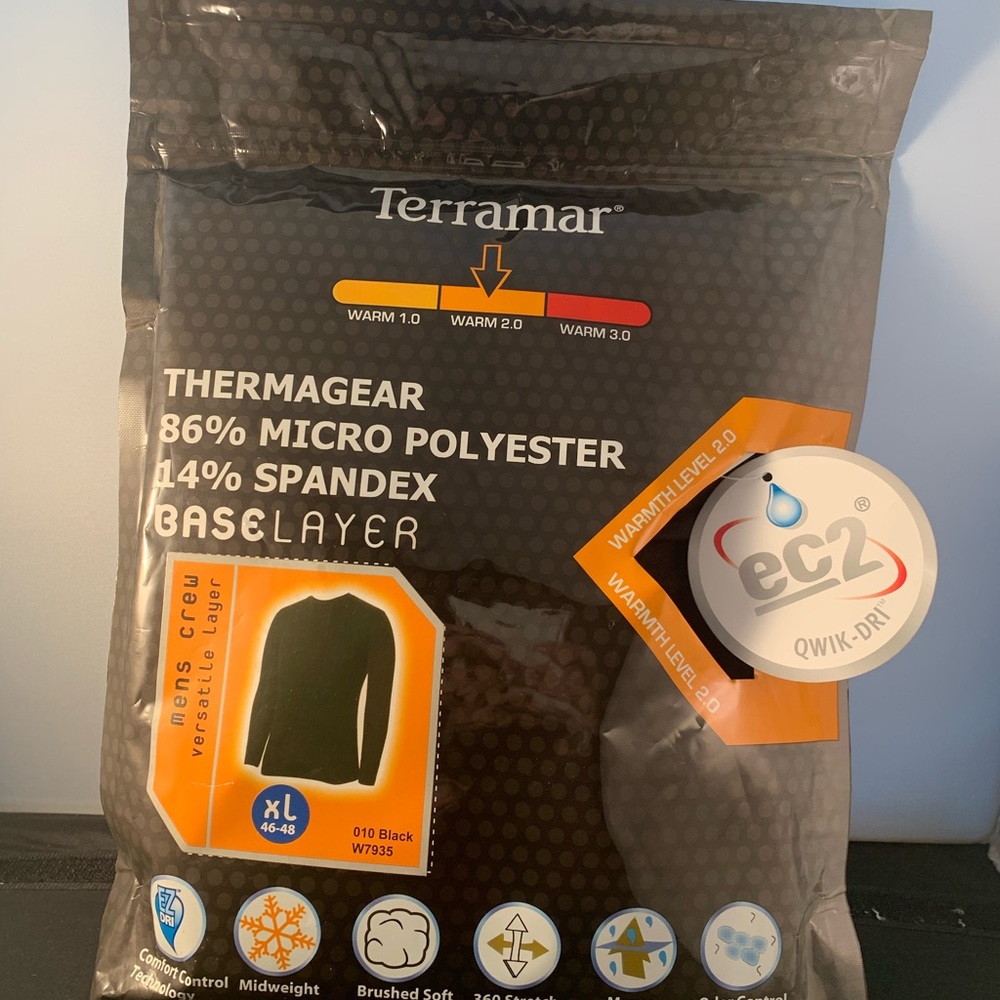 Terramar Thermagear base layer for men- XL